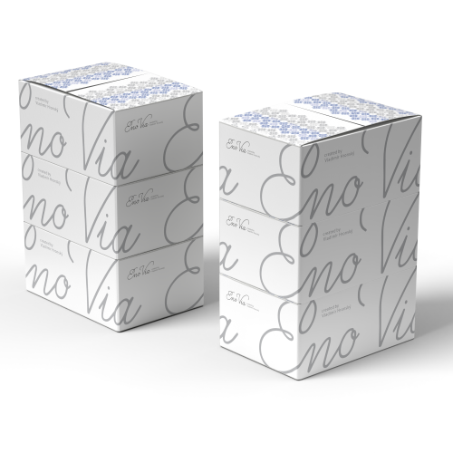 New cardboard boxes made from recycled paper